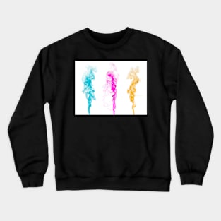 Abstract colorful smoke Crewneck Sweatshirt